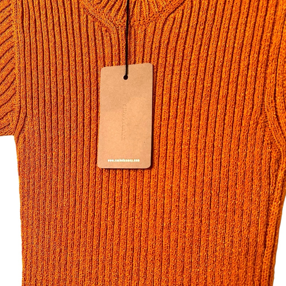 Rachel Comey crop sweater top in bright mustard yellow NWT - Picture 5 of 12
